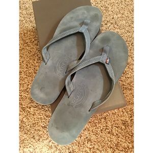 RAINBOW Leather Sandals. Size 7.5-8.5